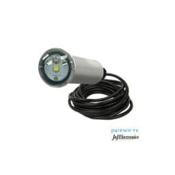 PureWhite VU Nicheless LED Pool and Spa Light Fixture, 8W 12V 100' Cord, LPL-R1W-12-100