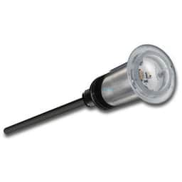 PureWhite VU Nicheless LED Pool and Spa Light Fixture, 8W 12V 100' Cord, LPL-R1W-12-100