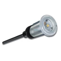 PureWhite VU Nicheless LED Pool and Spa Light Fixture, 8W 12V 50' Cord, LPL-R1W-12-50