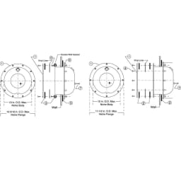 .5" Rear Hub Amerlite Large Stainless Steel Niche