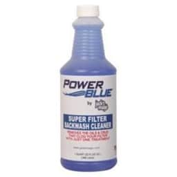 Quart Bottle Power Blue Super Filter Backwash Cleaner