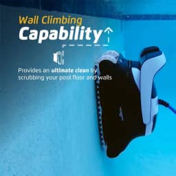 Dolphin Explorer E40 Robotic Pool Cleaner – Wi-Fi Enabled with Wall Climbing & Waterline Scrubbing for Inground Pools up to 50 Ft