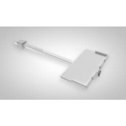 White Pull-Out Leg Rest, F-LRW