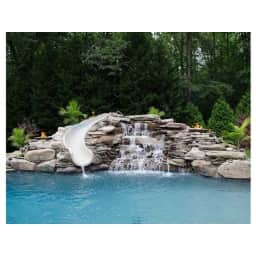 15' Garden Ride Pre-Configured Custom Slides, Left Curve, Autumn Sun, GRS15-CL-58-C