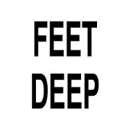 Depth Marker 6"x 6" Frost proof tile, FEET DEEP Non-skid, DM702-03