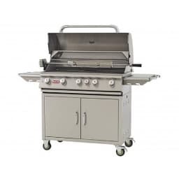 Brahma 38" 5-Burner Natural Gas Cart with Lights