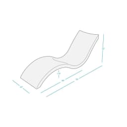 Signature Chaise by Ledge Lounger – Ergonomic In-Pool Lounger (0–9″ Shelf Depth), Green