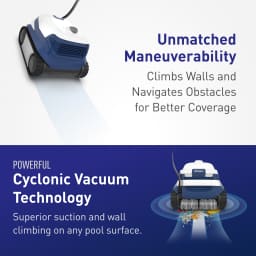 ERA 820 Robotic Pool Cleaner With Premium Transport Caddy and Cover