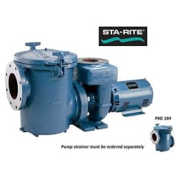 CCSP Series 20HP Nema 3-Phase Epoxy Coated Cast Iron Pool Pump Without Strainer, 230-460V
