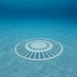 Unibridge Swimming Pool Main Drain Cover, White