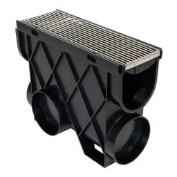 5" Deep Architecture Grate Channel Drain Pit