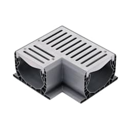 NDS 90 Degree Spee-D Channel Elbow with Grate (2381)