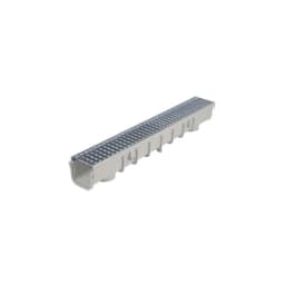 864GMTL, 5" Pro Series Channel Drain Kit with Metal Grate