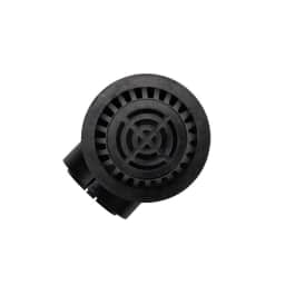 Spee-D 6" Black Round Catch Basin Drain Kit with Black Plastic Atrium Grate