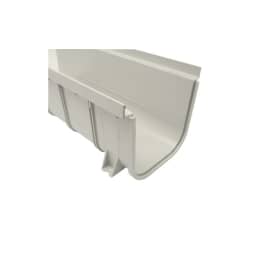 8" x 8.25" x  20" Light Gray Deep Profile Pro Series Channel Drain