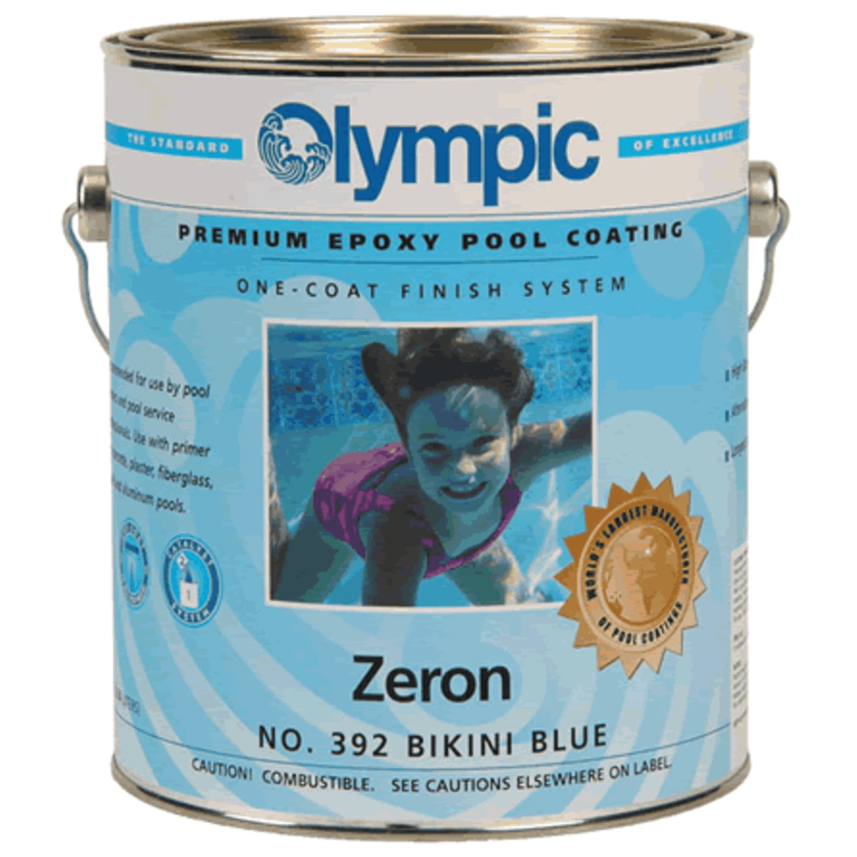 1 Gallon Zeron Blue Mist Epoxy Coating