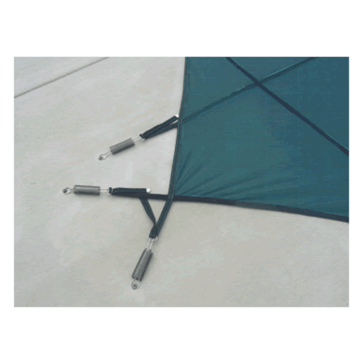 15'x30' King99 Mesh Center Step Safety Cover, Green, 20 Yr. Warranty