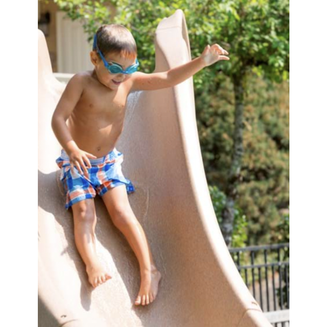 Typhoon Complete Slide, Right Turn - Gray Granite