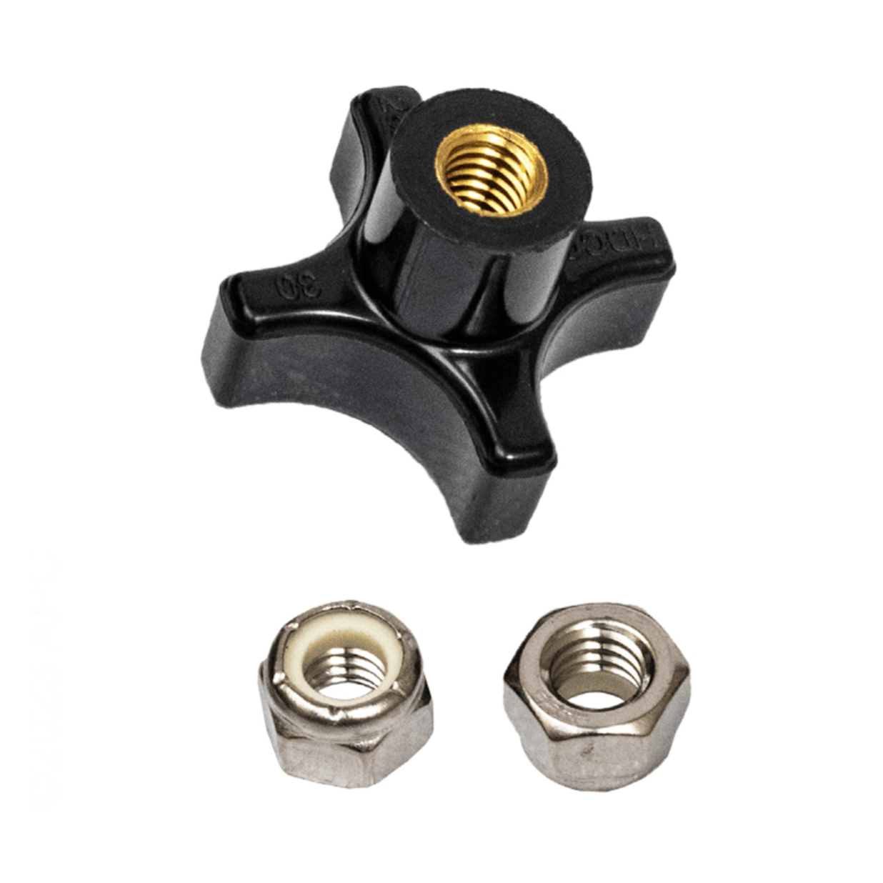 Tie Rod with Knob & Lock Nuts, DEV 60