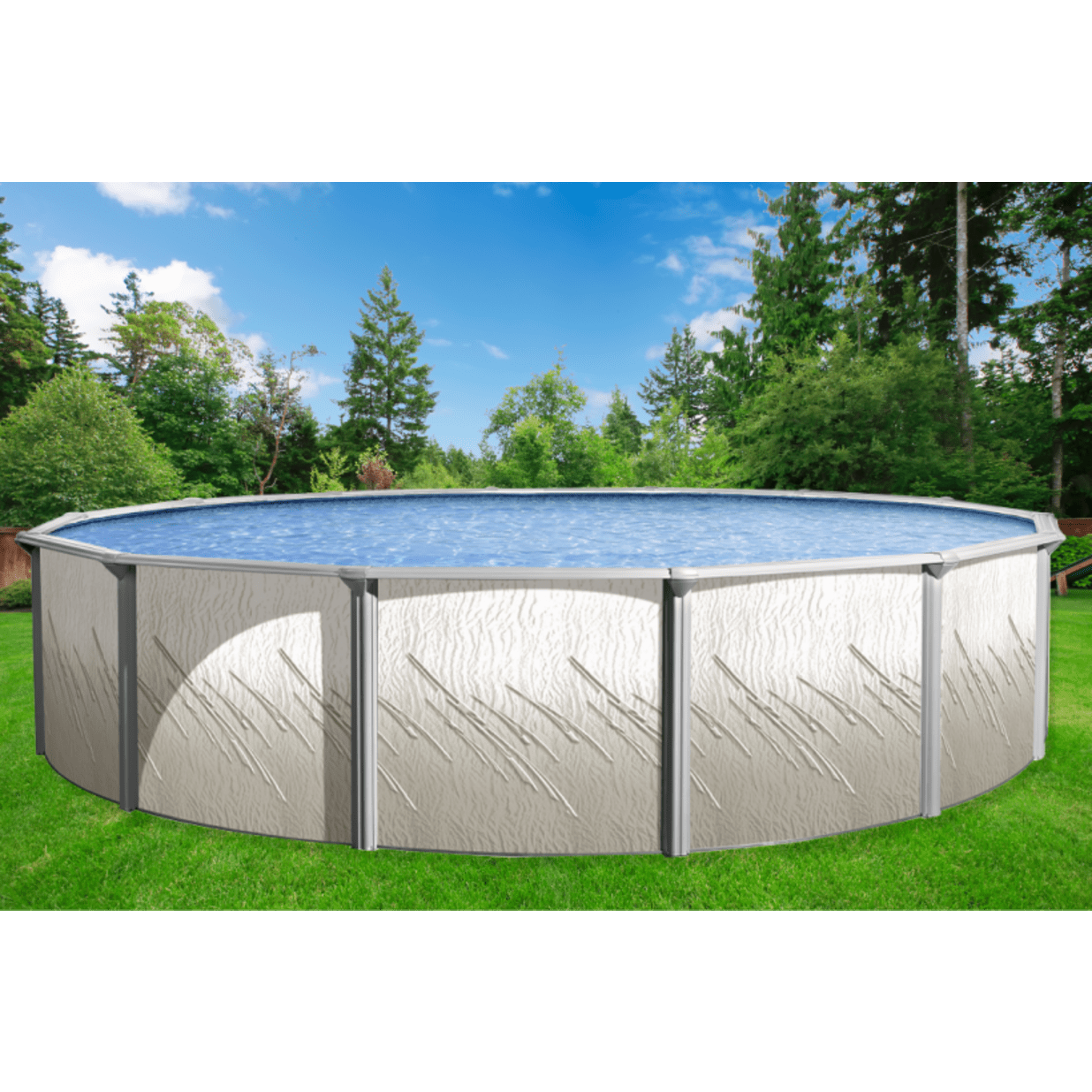 Pretium 24' Round, 52" Deep Above Ground Pool