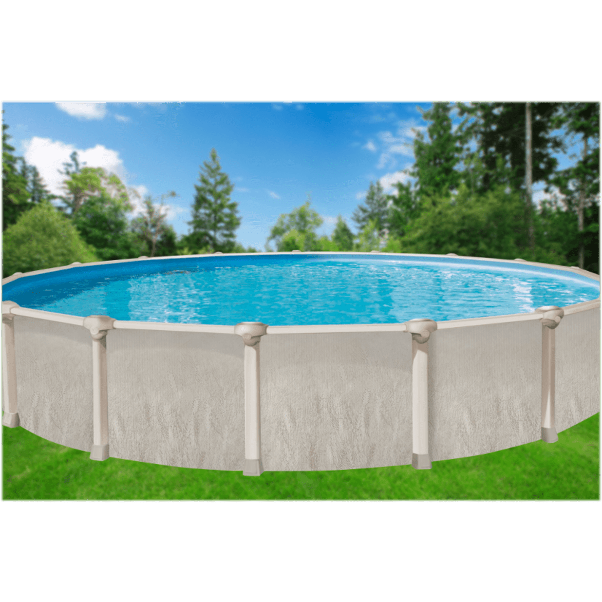 Ohana 33' Round, 52" Deep Above Ground Pool
