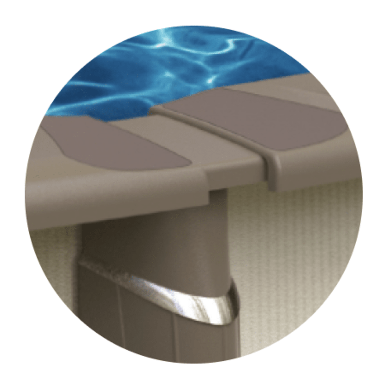 Azor 27' Round, 54" Deep Above Ground Pool