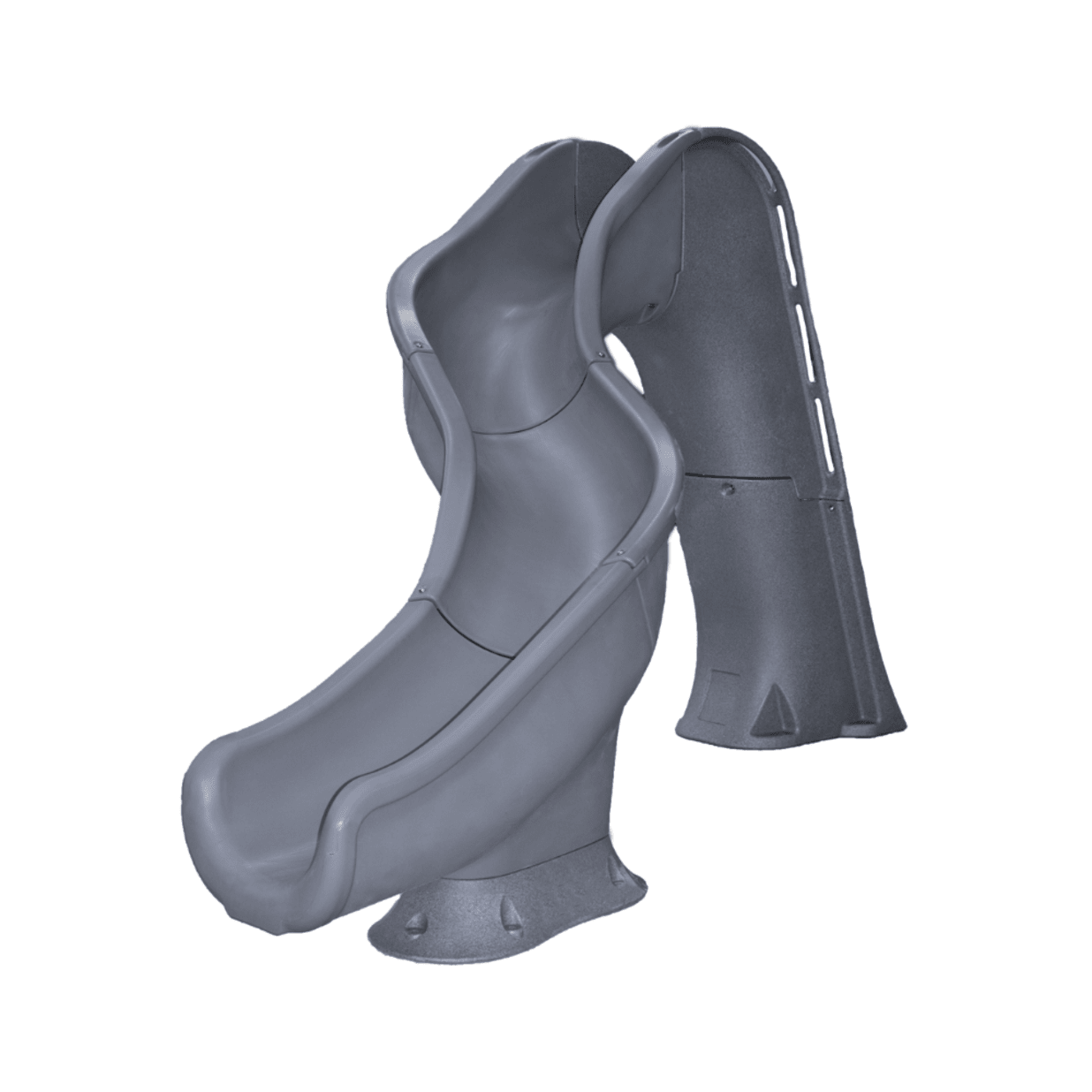 Riptide Pool Slide - Grey, Left turn GPPSRT-GREY-L