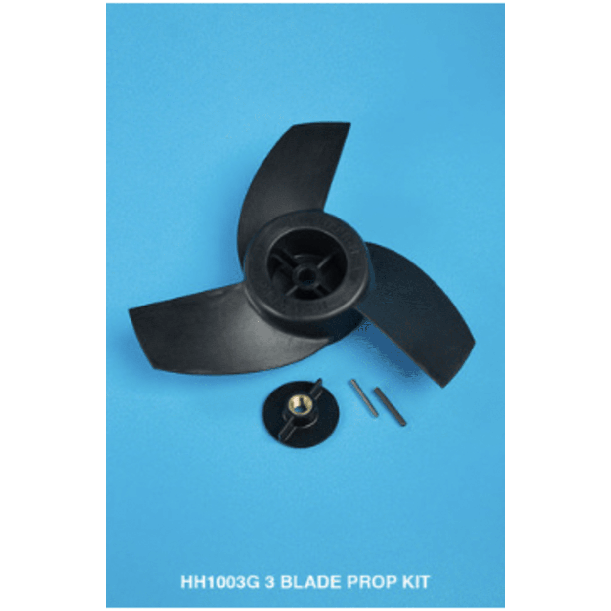 Three Blade Propeller Kit, Includes Propeller, Prop Pins, and Prop Nut
