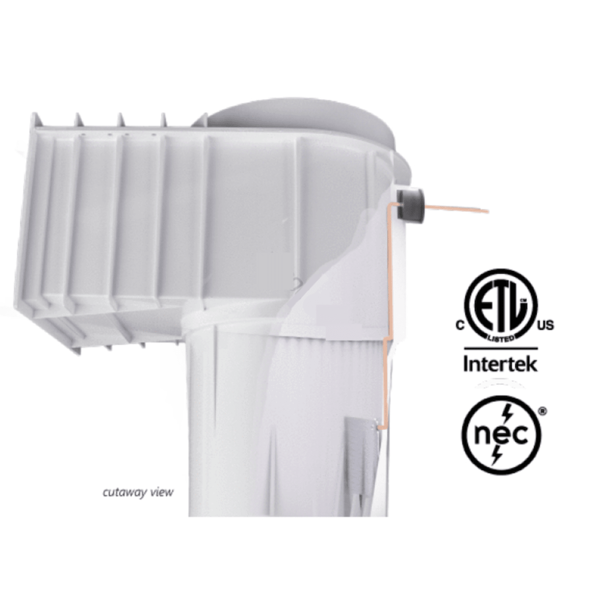 Gunite Skimmer With Water Bond, White
