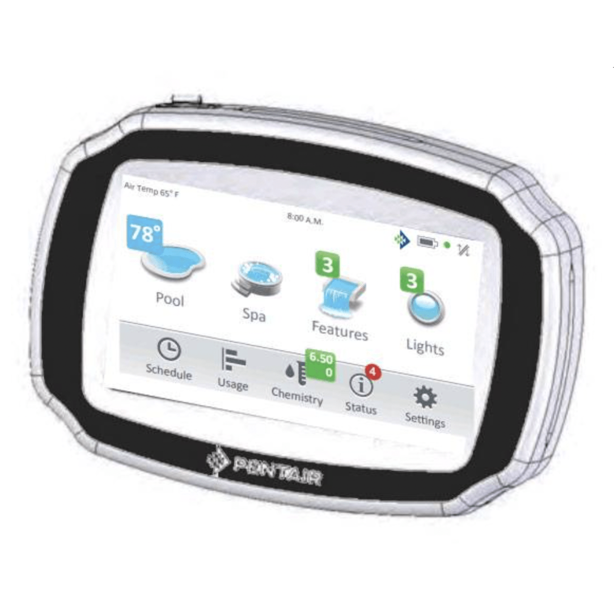 Genuine OEM IntelliCenter Black Indoor Control Panel