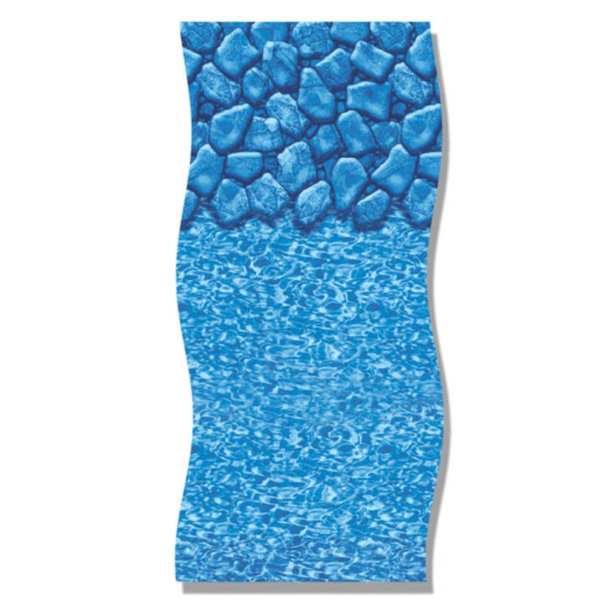 Swimline 30' Round 54" Wall Boulder Swirl Unibead Standard Gauge 20 Mil Pool Liner