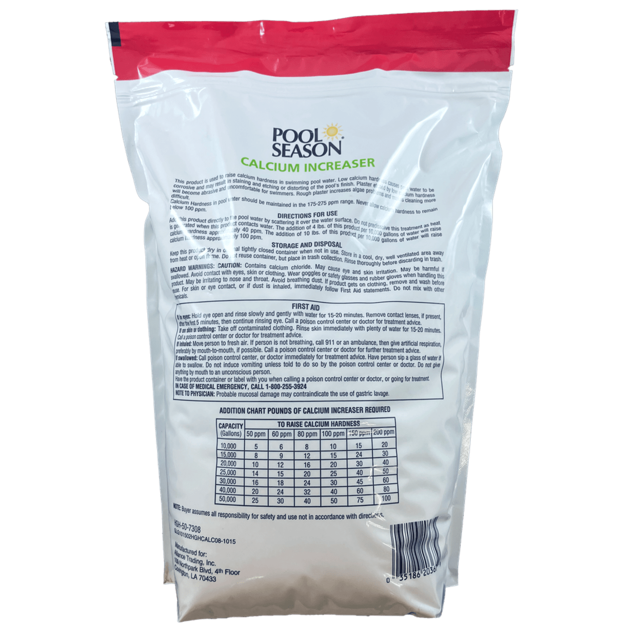 Calcium Increaser, 8 lb Pouch