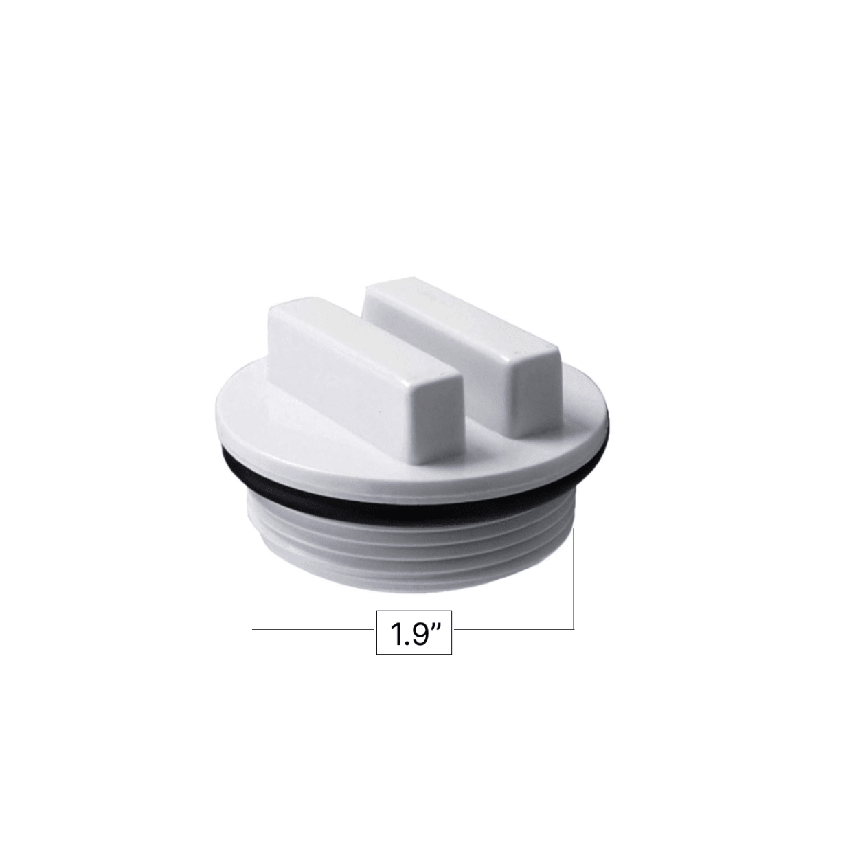 1.5" Threaded Pool and Spa Return Jet Winterizing Plug, Filter Drain Plug SP1022C with O-Ring for Winterizing Pools During Winter Season 6-Pack