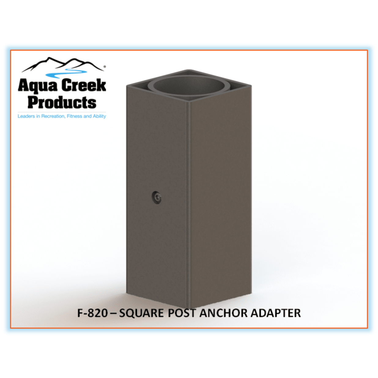 F-820 Anchor Adapter For Scout Pool Lifts