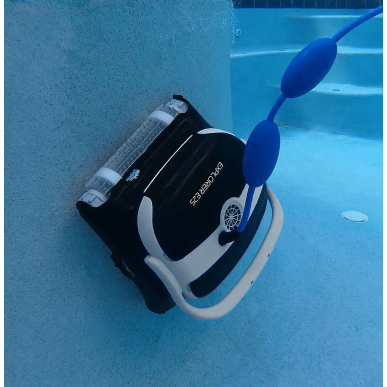 Dolphin Explorer E25 WiFi Robotic Pool Cleaner – Automatic Vacuum with Wall Climbing & Scrubbing for In-Ground Pools up to 50ft