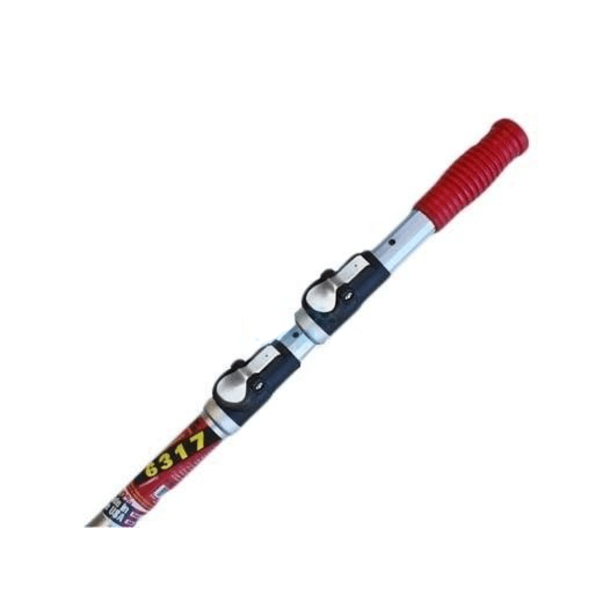 6000 Snaplite Series Button Lock Pole, 6' to 17', 3-Pieces