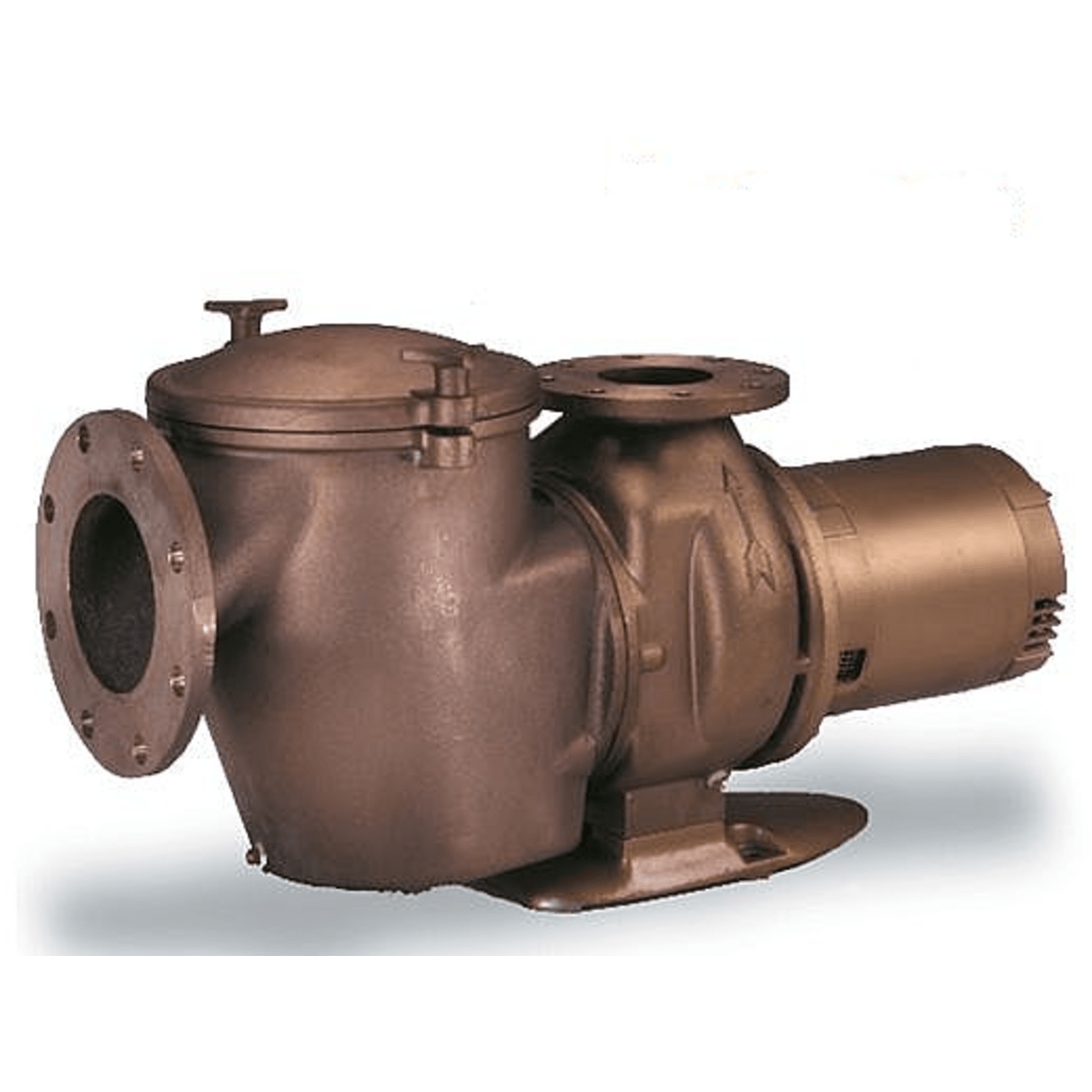 C-Series 20HP Standard Efficiency 3-Phase Commercial Bronze Pump with Strainer, 220-440V