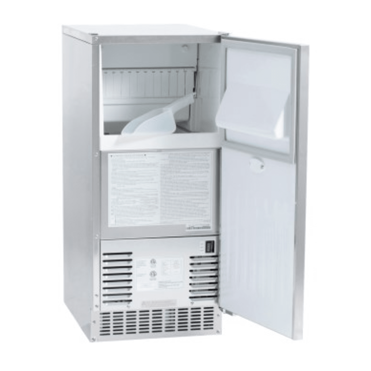 15" Stainless Steel Outdoor Rated Commercial Ice Maker