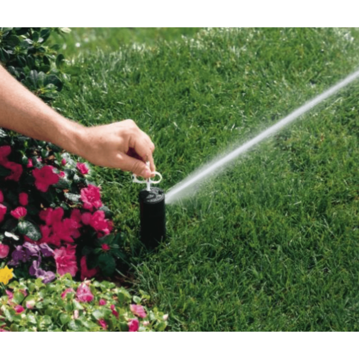 PGP-ADJ-B, PGP Rotor, 4", adjustable from 40° to 360°, ¾" inlet, eight standard blue nozzles included
