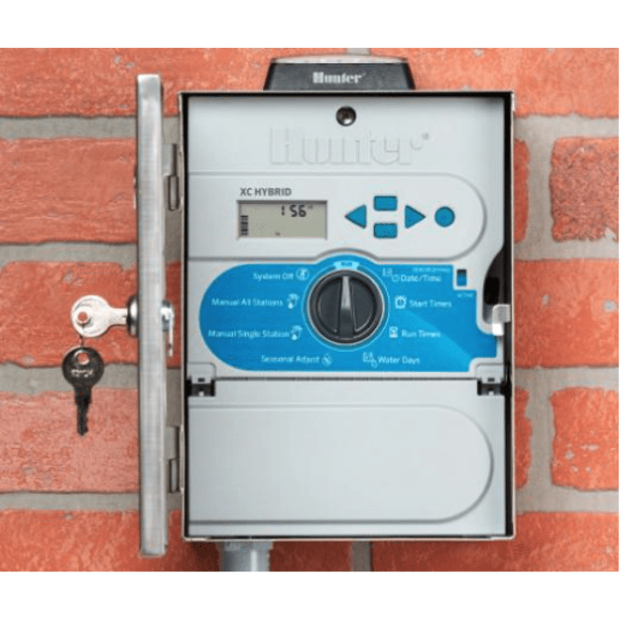 XCH-600SS, Stainless Steel Battery Operated 6-Station XC Hybrid Controller
