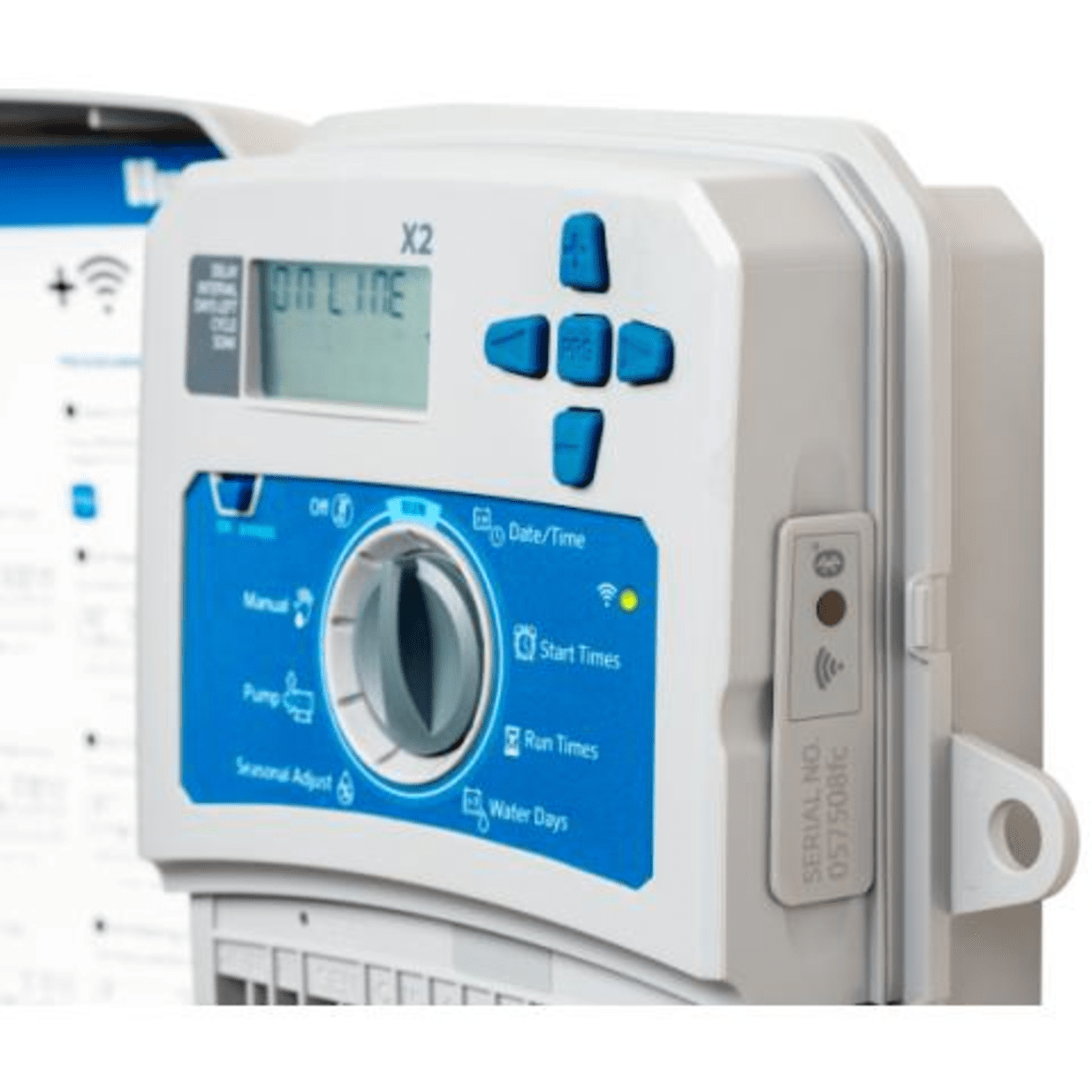 X2-1400, 14-Station Controller Internal Transformer and Plug with Plastic Cabinet 120V