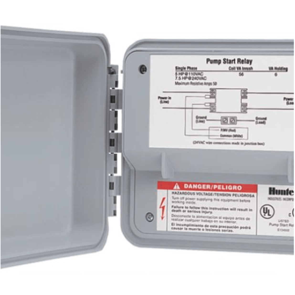 PSR-52, Pump Start Relay 5Hp 110V 7.5Hp 240V 1Ph