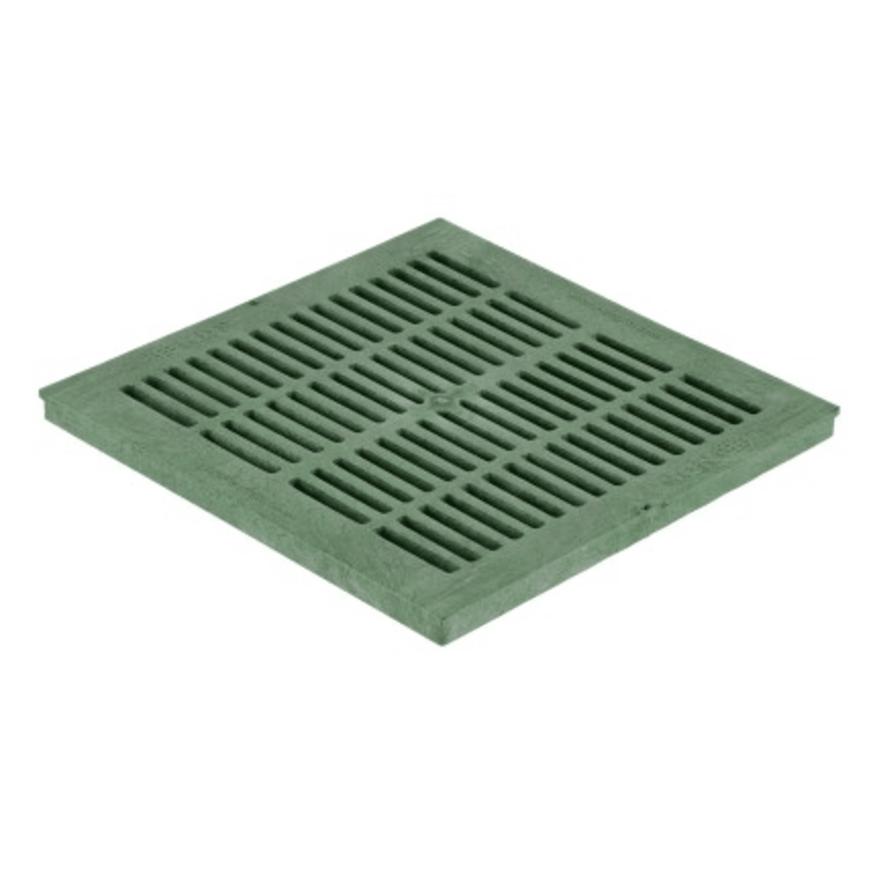 1812, 18" Green Plastic Square Catch Basin Drain Grate