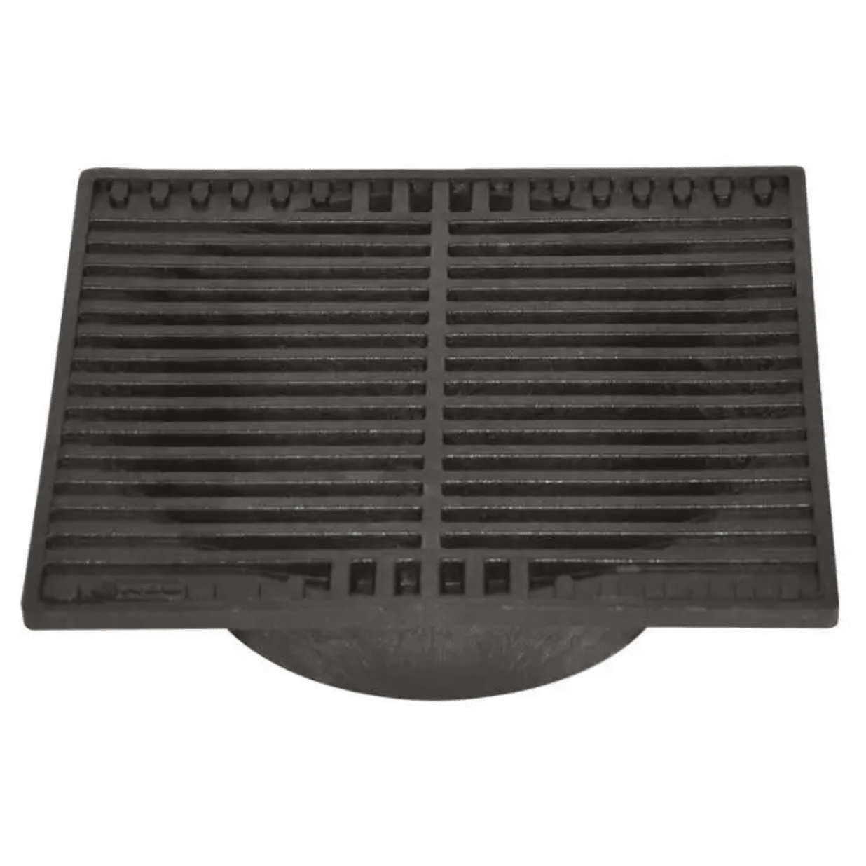 9" Black Plastic Square Grate, Connects To 6" Spee-D Basin, Pipes, And Fittings