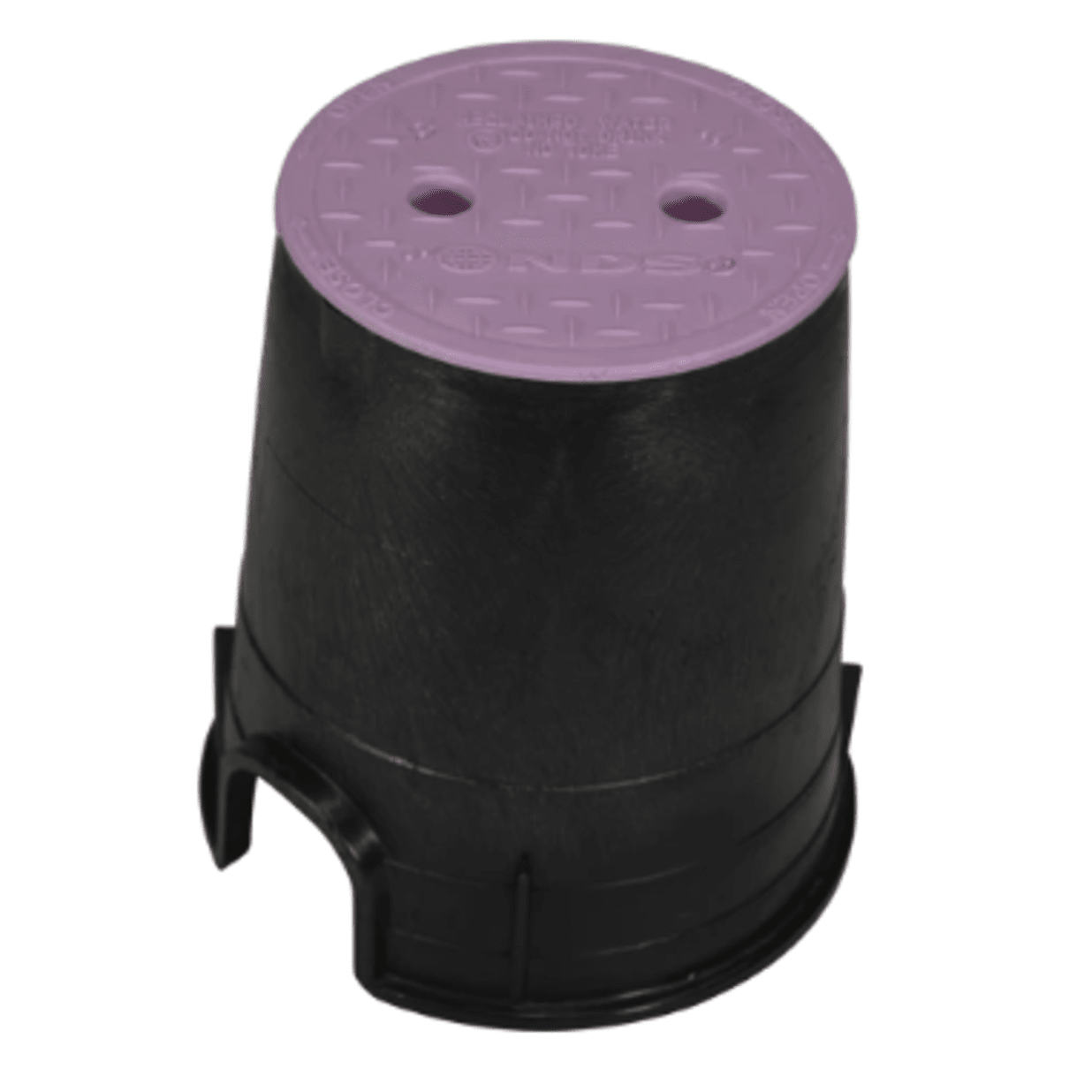 6" Round Standard Series - Black Box / Purple Cover, Reclaimed Water