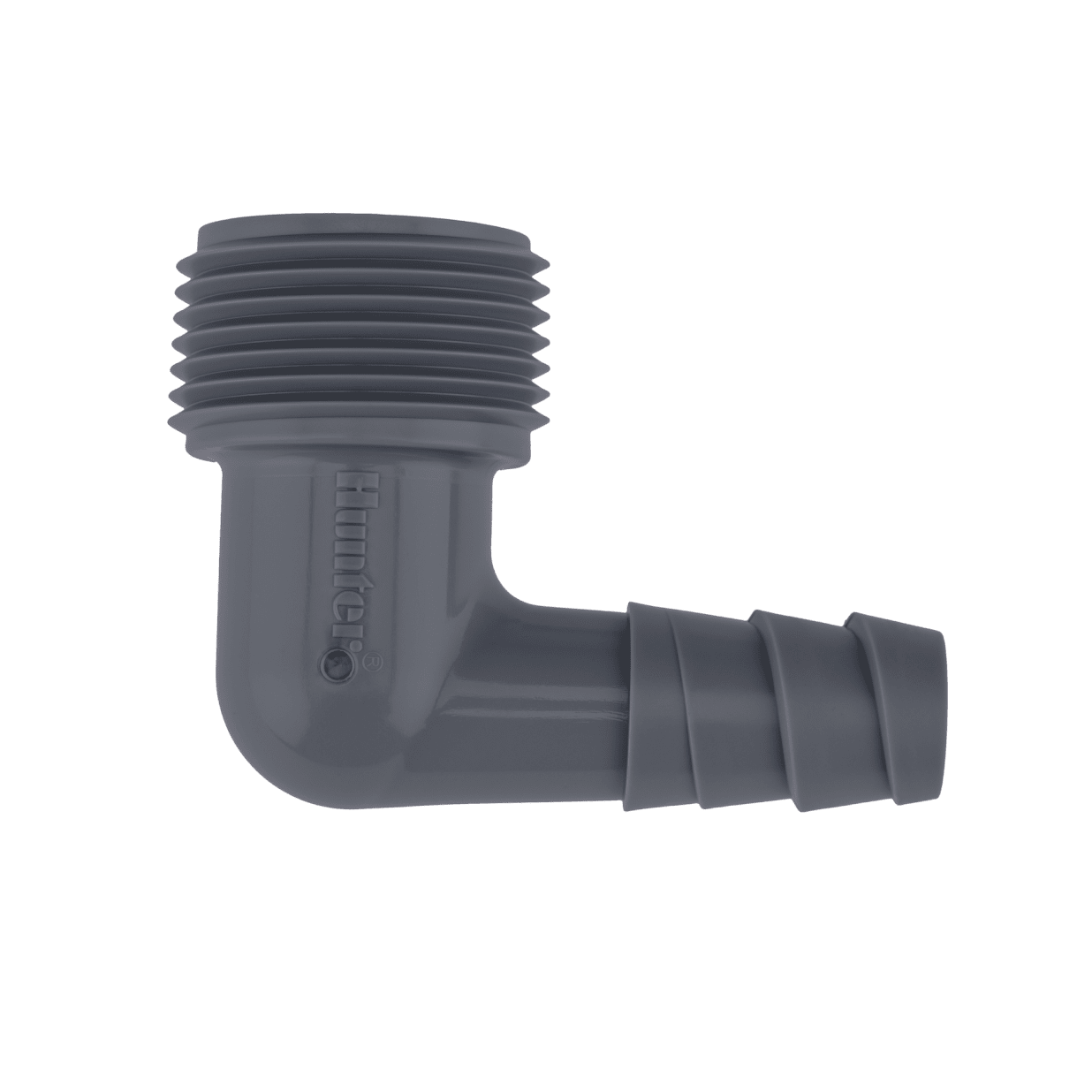 ¾" Male x Insert Spiral Barb Elbow (HSBE-075)