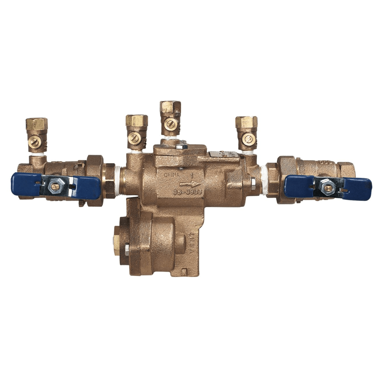 3/4" 860 Reduced Pressure Zone Backflow Preventer Assembly, Quarter Turn Shutoff