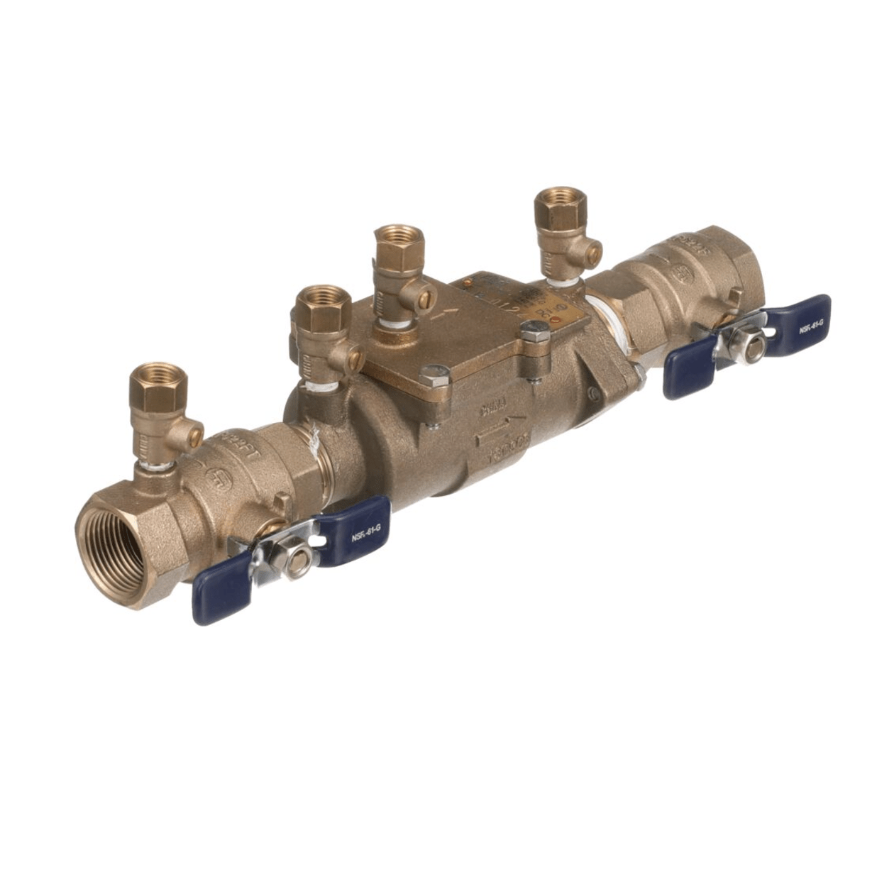 0683040 LF850-QT 1 Inch Lead Free Bronze Double Check Valve Backflow Preventer Assembly