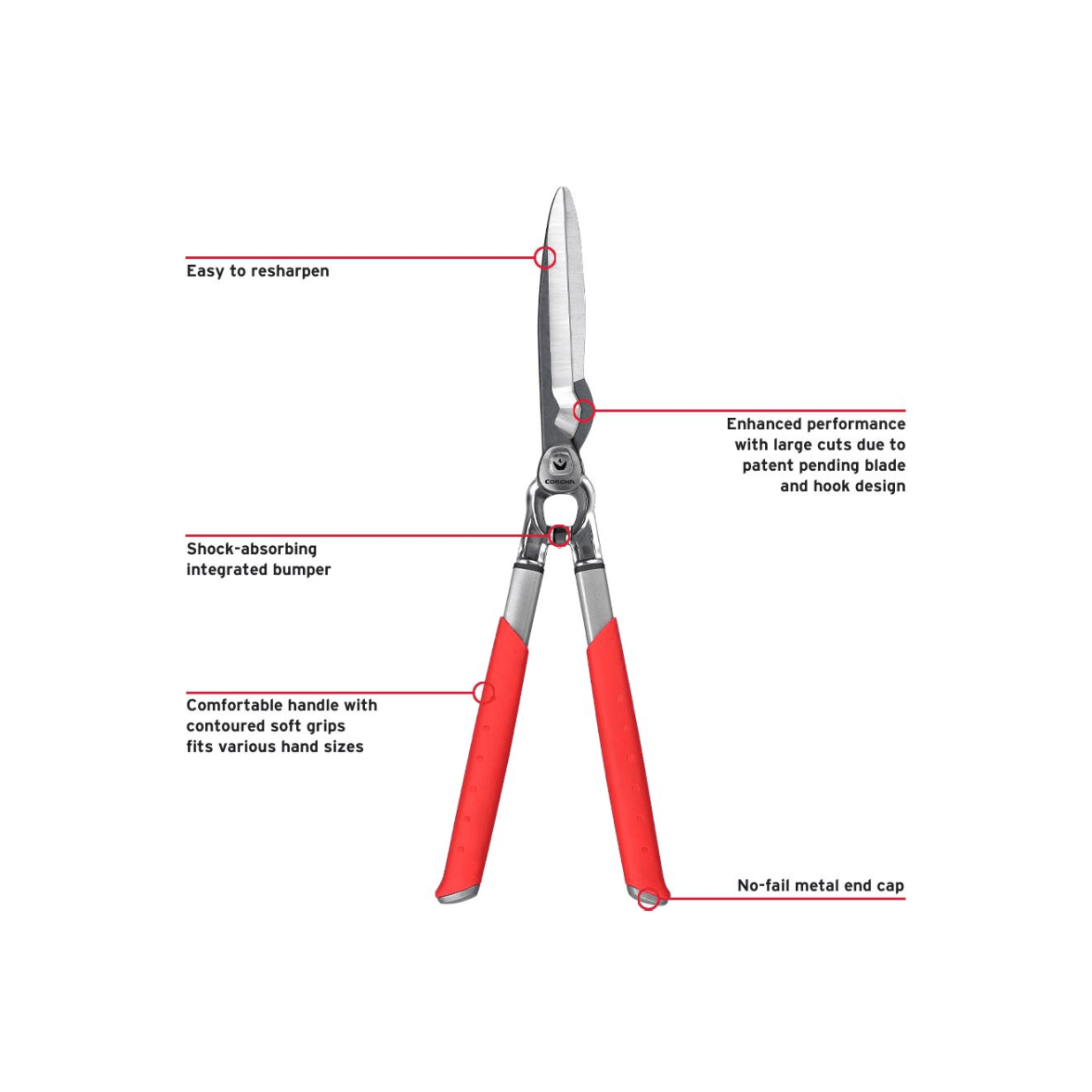 DualCUT Hedge Shears - 10 Inch