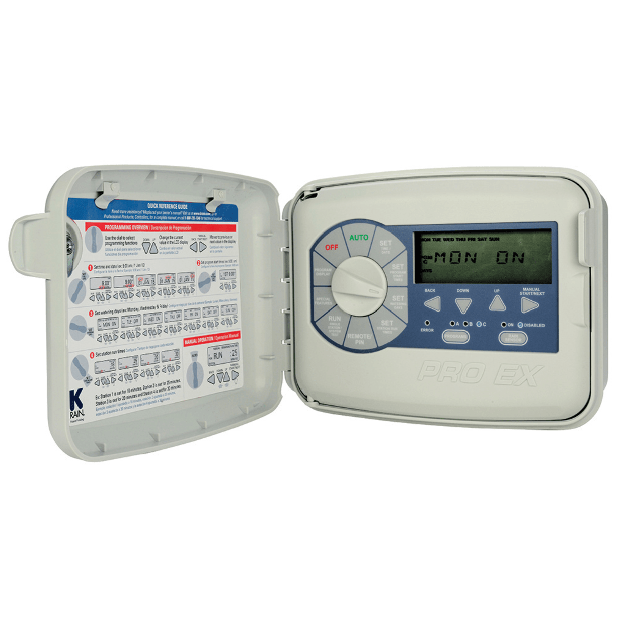 PRO EX 2.0 Modular Outdoor Irrigation Controller, 4 Station, 110V, Pigtail